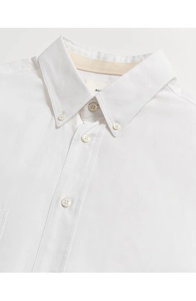 Billy Reid Arnie Button-down Oxford Shirt In White