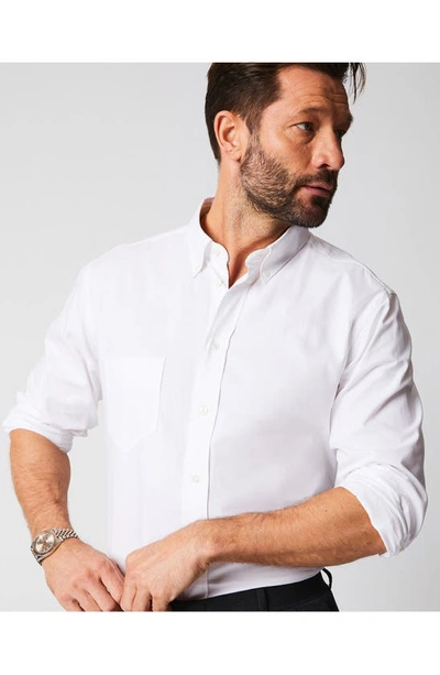 Billy Reid Arnie Button-down Oxford Shirt In White