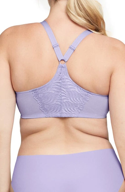 Shop Glamorise Wonderwire® Front Close T-back Underwire Bra In Soft Lilac
