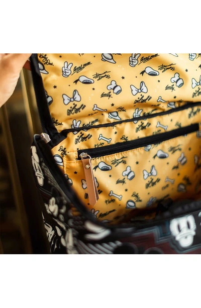 Shop Petunia Pickle Bottom X Disney Mickey & Friends Method Diaper Backpack In Black