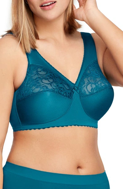 Shop Glamorise Magiclift® Original Support Bra In Dark Teal