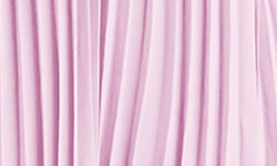 Shop Amur Mimi Pleated Ruffle Dress In Lilac Petal