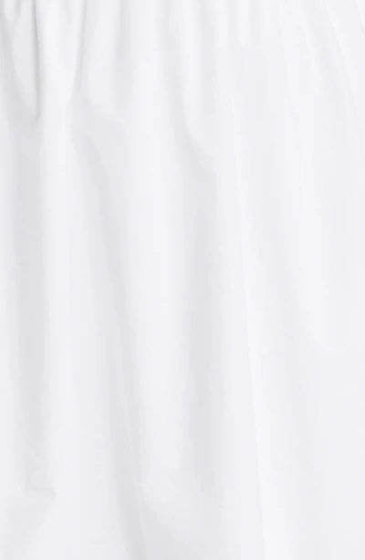 Shop Frame Organic Cotton A-line Dress In Blanc