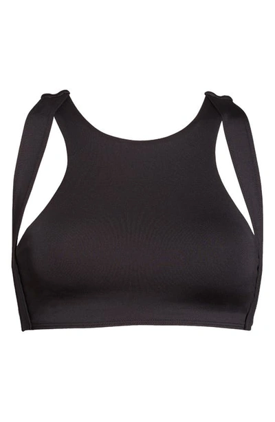 Shop Alo Yoga Airlift All Access Cutout Bra In Black