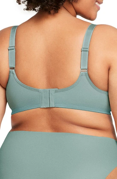 Glamorise Plus Size Full Figure Wonderwire Lace Comfort Bra In Jade