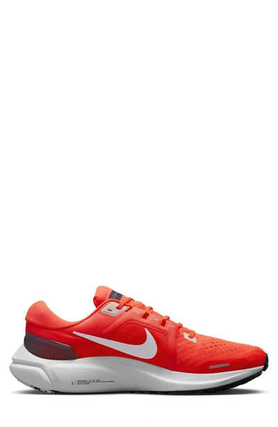 Shop Nike Air Zoom Vomero 16 Road Running Shoe In Crimson/ Obsidian/ Brown