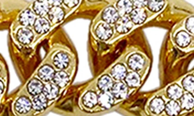 Adornia 14k Plated Cz Flat Curb Chain Bracelet In Yellow