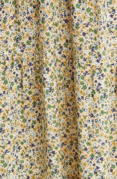 Angel Maternity Shirred Maternity Maxi Skirt In Yellow