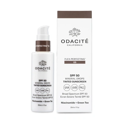 Shop Odacite Spf 50 Flex-perfecting™ Mineral Drops Tinted Sunscreen