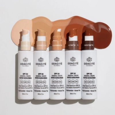 Odacite Spf 50 Flex-perfecting™ Mineral Drops Tinted Sunscreen