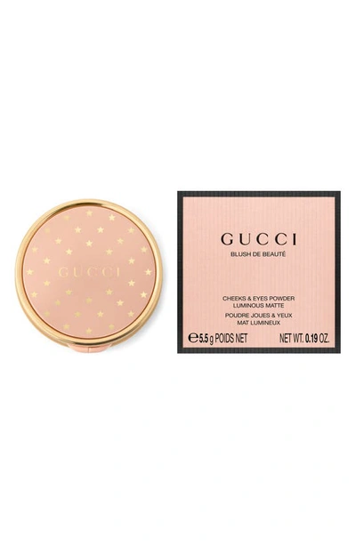 Shop Gucci Luminous Matte Beauty Blush In Soft Red