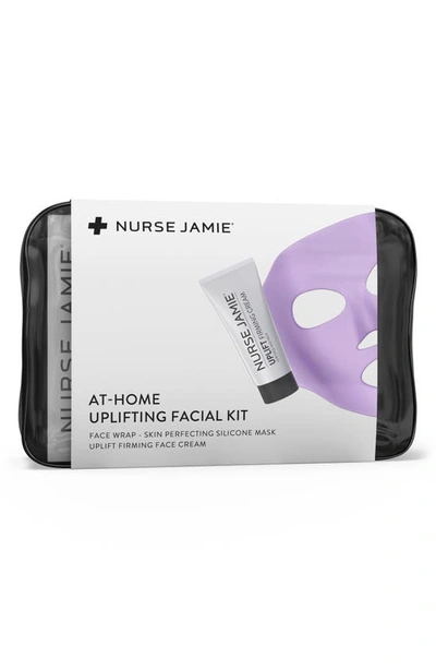 Shop Nurse Jamie At-home Uplifting Facial Set Usd $99 Value, 2 oz In Purple/ White/ Black