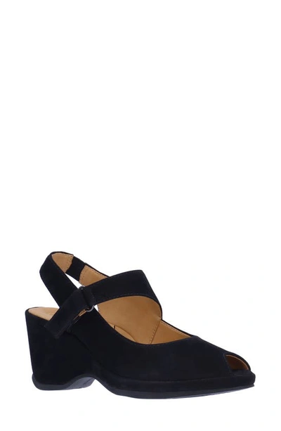 Shop L'amour Des Pieds Onella Sandal In Black