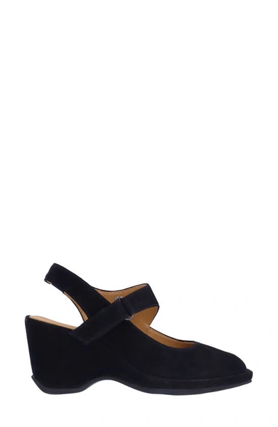 L'amour Des Pieds Asymmetric Peep Toe Pump In Black