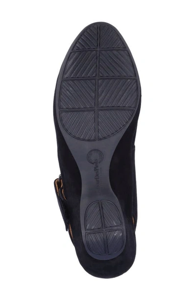 L'amour Des Pieds Asymmetric Peep Toe Pump In Black