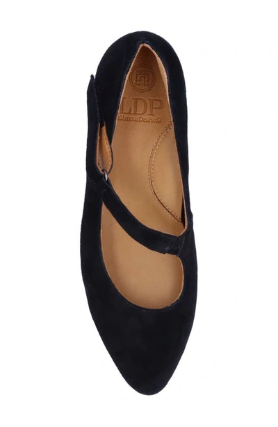 L'amour Des Pieds Asymmetric Kitten Heel Pump In Black