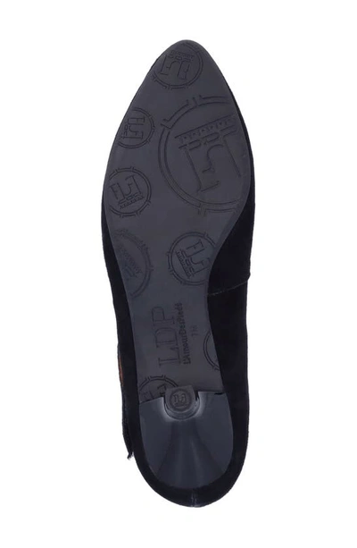 L'amour Des Pieds Asymmetric Kitten Heel Pump In Black