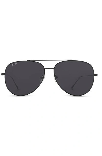 Shop Diff 63mm Scarlett Sunglasses In Black / Grey Lens