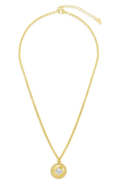 Shop Sterling Forever 14k Gold Plated Jaliyah Cz Pendant Necklace