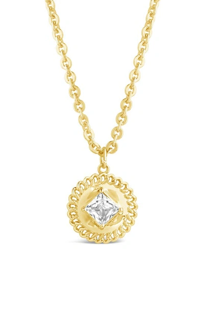 Shop Sterling Forever 14k Gold Plated Jaliyah Cz Pendant Necklace