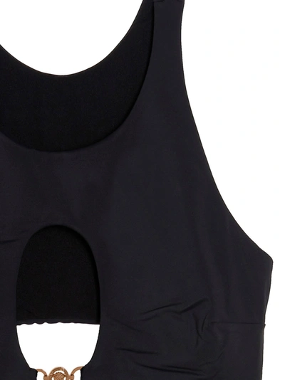 Shop Versace 'greek Chain' One-piece Swimsuit