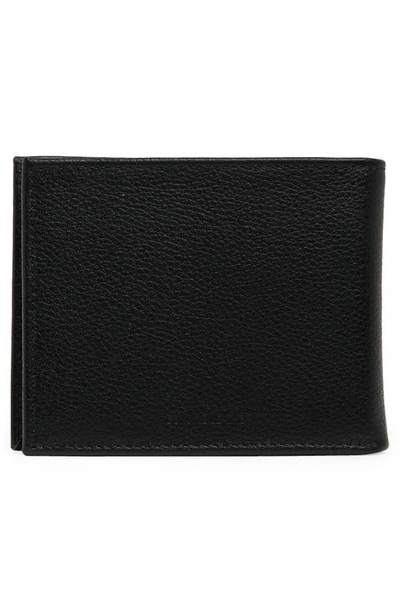 Original Penguin Pebble Leather Wallet In Black