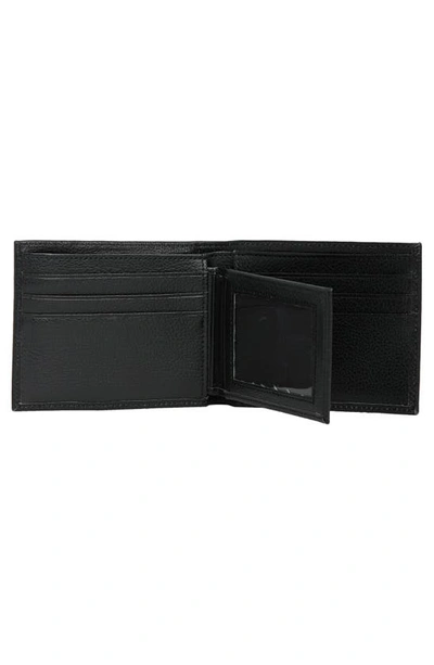 Original Penguin Pebble Leather Wallet In Black
