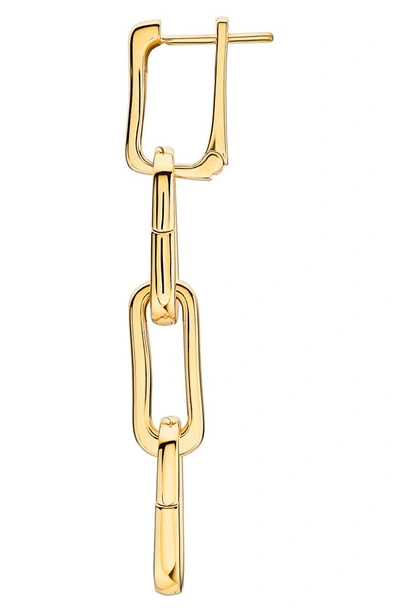Monica Vinader Alta Capture Cocktail Earrings In Yellow Gold