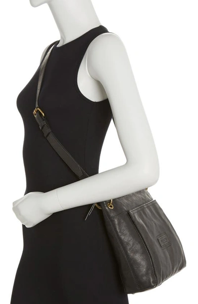 Shop American Leather Co. Harmony Crossbody Bag In Black