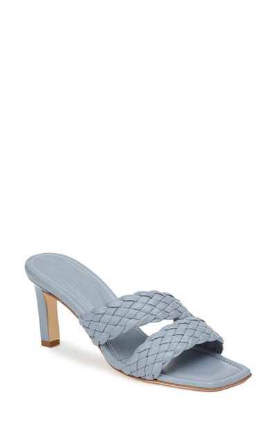 Shop Lafayette 148 Maracella Sandal In Vision Blue