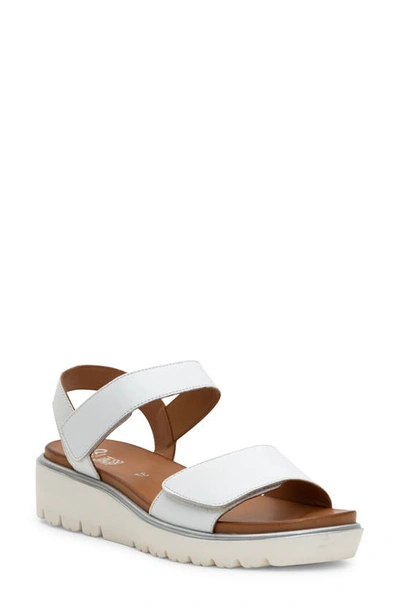 Shop Ara Bellvue Ii Strappy Sandal In White Leather