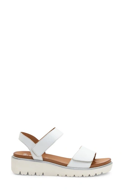 Ara Bellvue Ii Strappy Sandal In White Leather