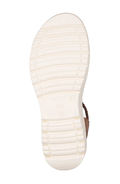 Ara Bristol Platform Sandal In Cognac Calf