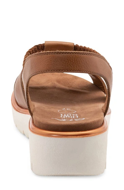 Ara Bristol Platform Sandal In Cognac Calf