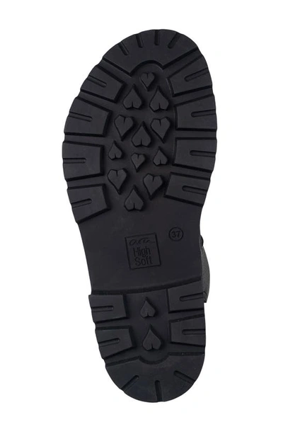 Shop Ara Danya Slingback Platform Sandal In Black Calf