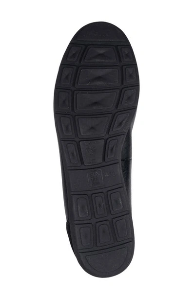 Ara Sh Ballet Flat In Black Calf