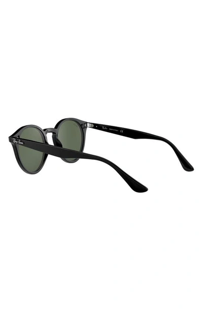 Shop Ray Ban Highstreet 49mm Round Sunglasses In Black