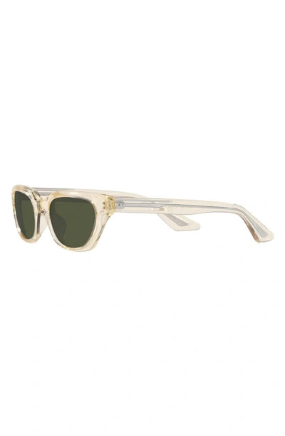 Oliver Peoples X Khaite 1983c 52mm Irregular Sunglasses In Light Beige