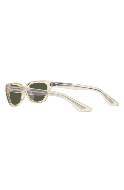 Oliver Peoples X Khaite 1983c 52mm Irregular Sunglasses In Light Beige
