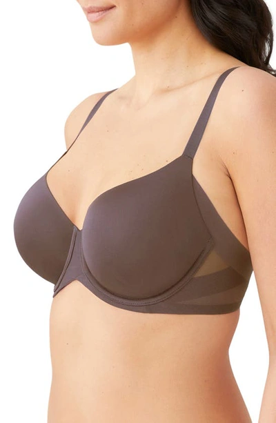 Shop Wacoal Ultimate Side Smoother Underwire T-shirt Bra In Sparrow