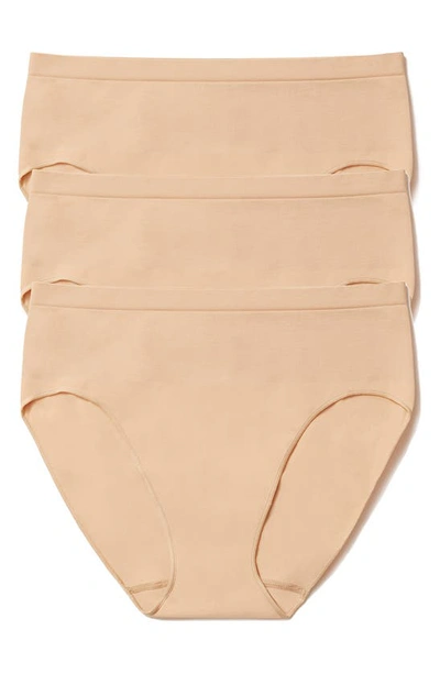 Shop Bravado Designs 3-pack Seamless High Waist Maternity Briefs In Butterscotch