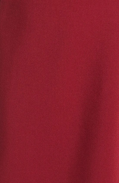 French Connection Whisper Ruffle Minidress In Berry Red
