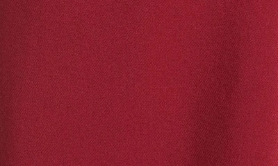 French Connection Whisper Ruffle Minidress In Berry Red