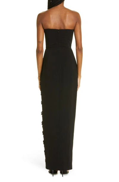 Shop Sau Lee Florence Strapless Gown In Black