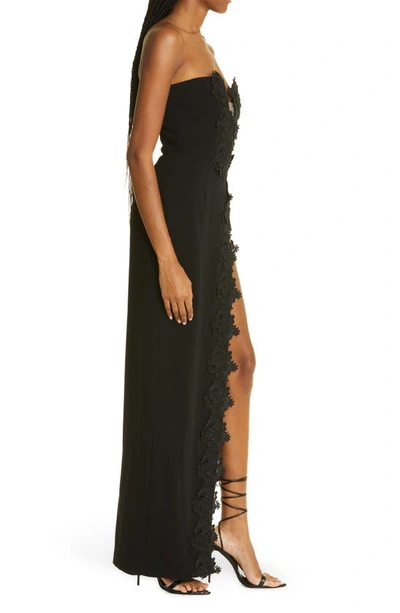 Shop Sau Lee Florence Strapless Gown In Black