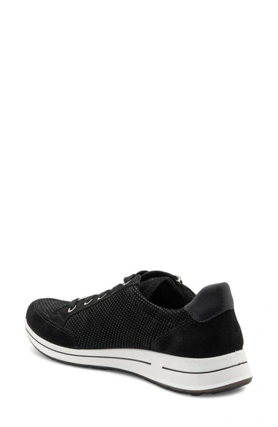 Shop Ara Oleanna Sneaker In Black Puntikid
