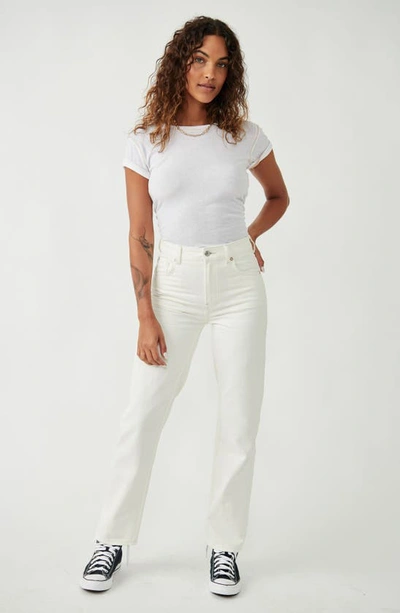 Shop Free People Pacifica Straight Leg Jeans In Dust It Off