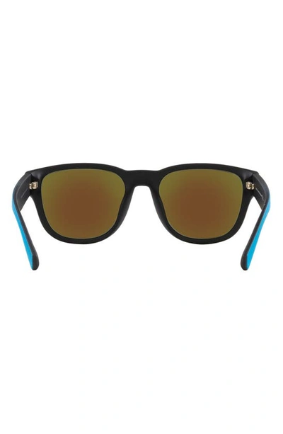 Shop Armani Exchange 54mm Pillow Sunglasses In Matte Black