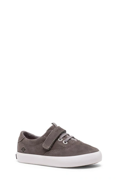 Shop Sperry Kids' Spinnaker Jr. Washable Sneaker In Grey