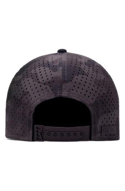 Shop Melin A-game Hydro Performance Snapback Hat In Black Camo